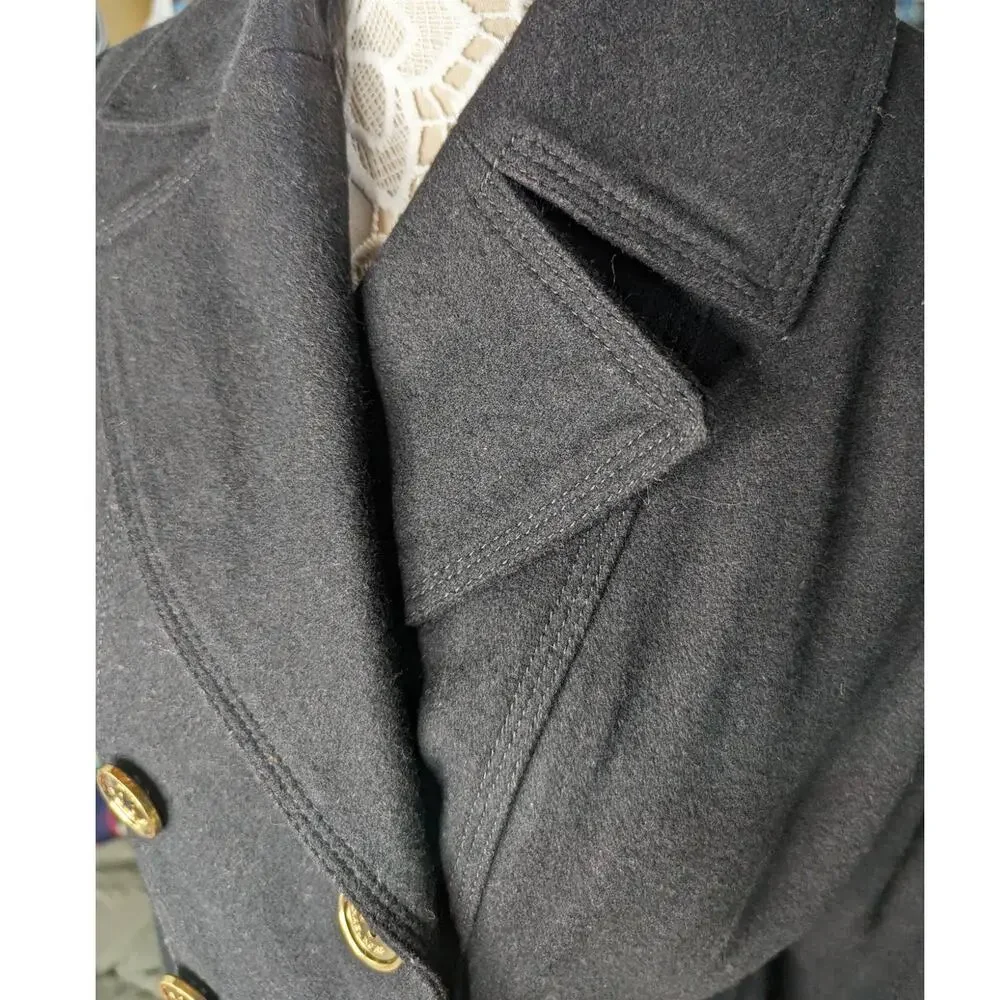 Michael Kors Black Peacoat 8